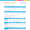 New Postal Rates 2021